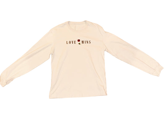 LOVE WINS HEAVYWEIGHT LONGSLEEVE TEE