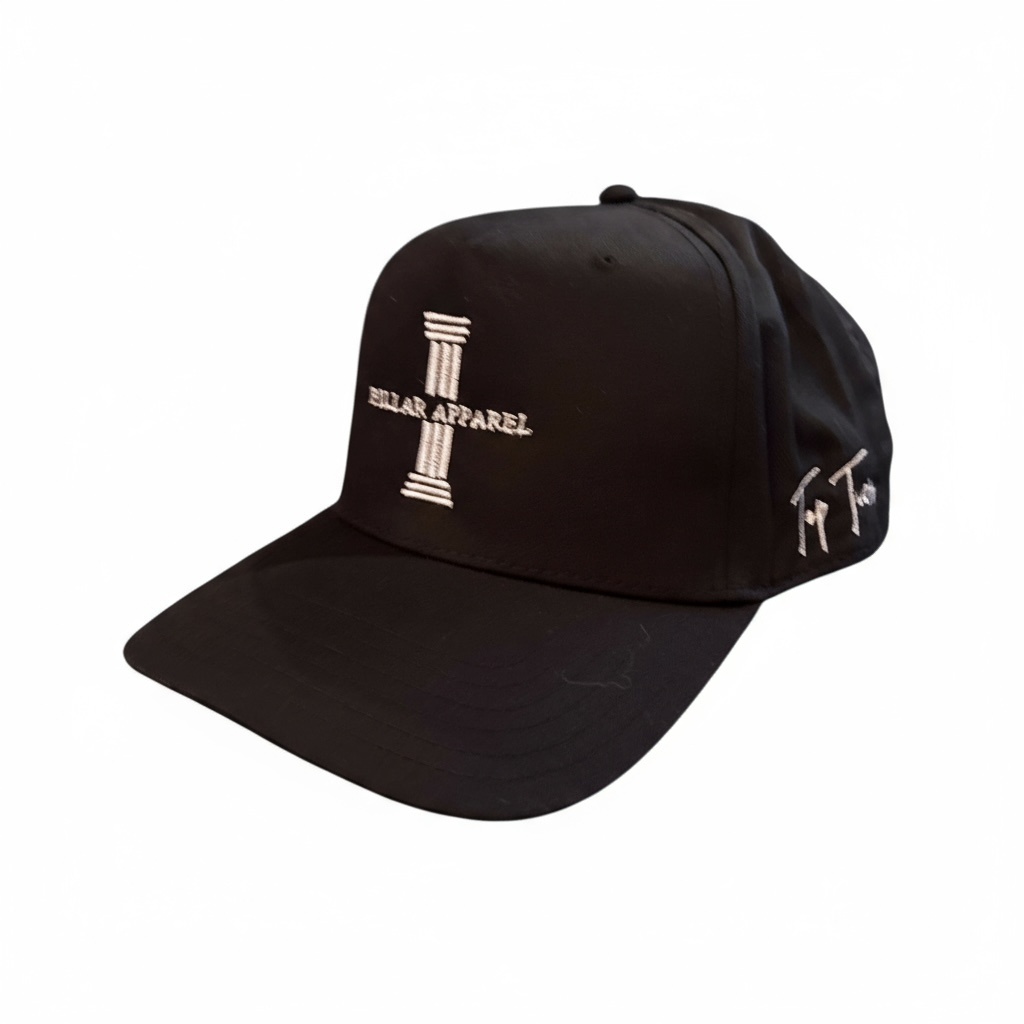 Two-Tone Logo Snapback Black/White