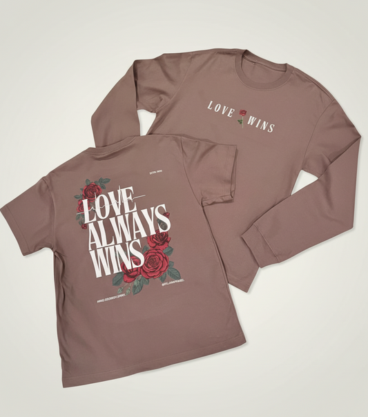 LOVE WINS HEAVYWEIGHT LONGSLEEVE TEE