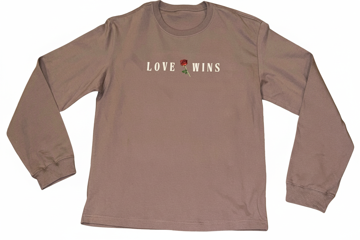 LOVE WINS HEAVYWEIGHT LONGSLEEVE