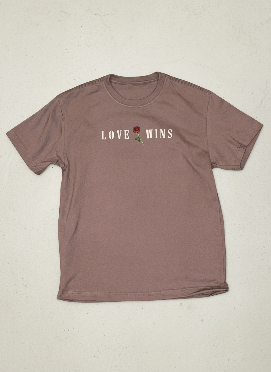 LOVE WINS HEAVYWEIGHT TEE